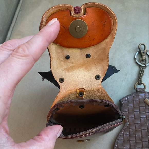 2 Coin Pouch Keychain or Bag Charms - Picture 3 of 3